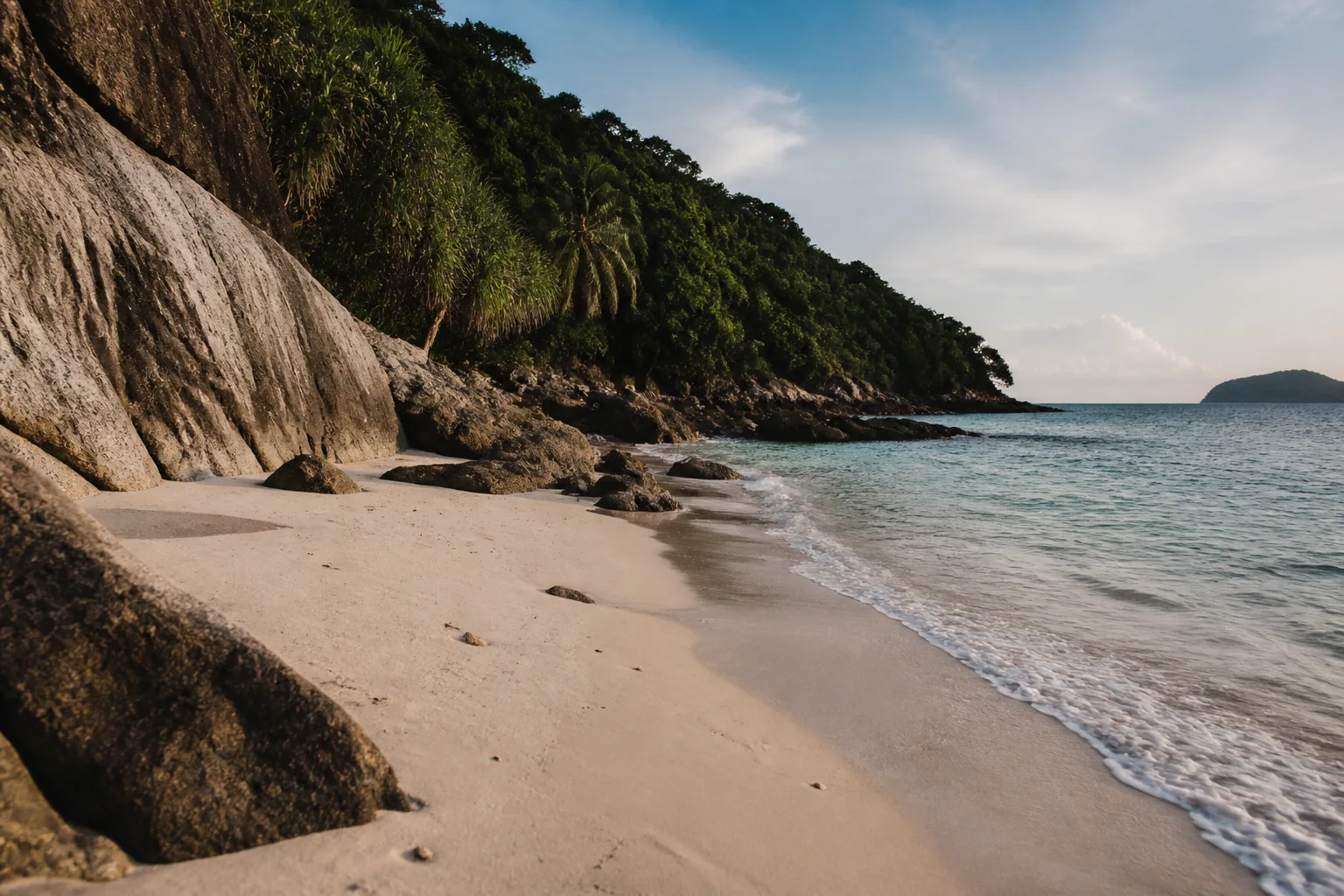 Calm coordination: Secret Beach