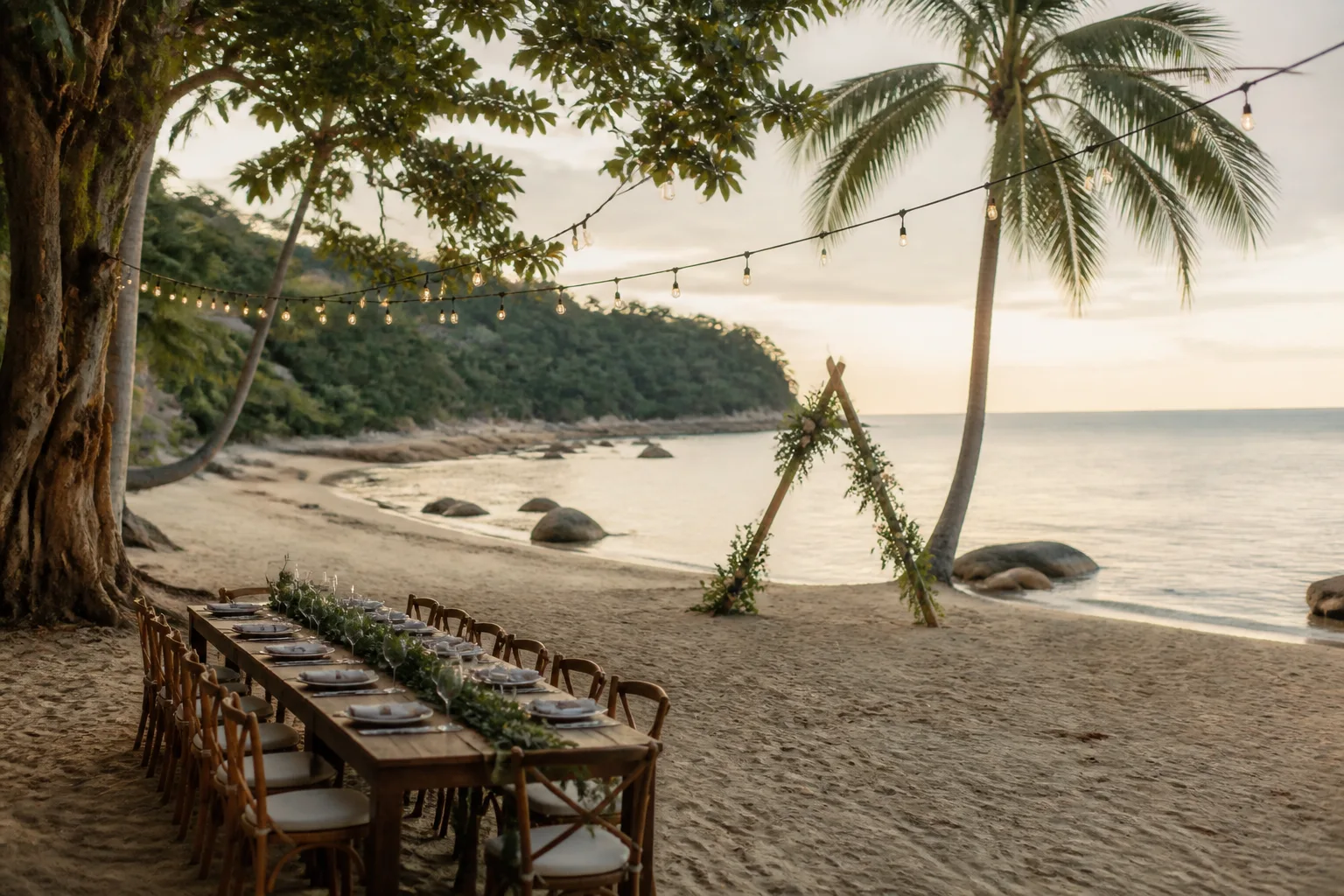 Calm coordination: Koh Phangan Beaches & Venues for Events