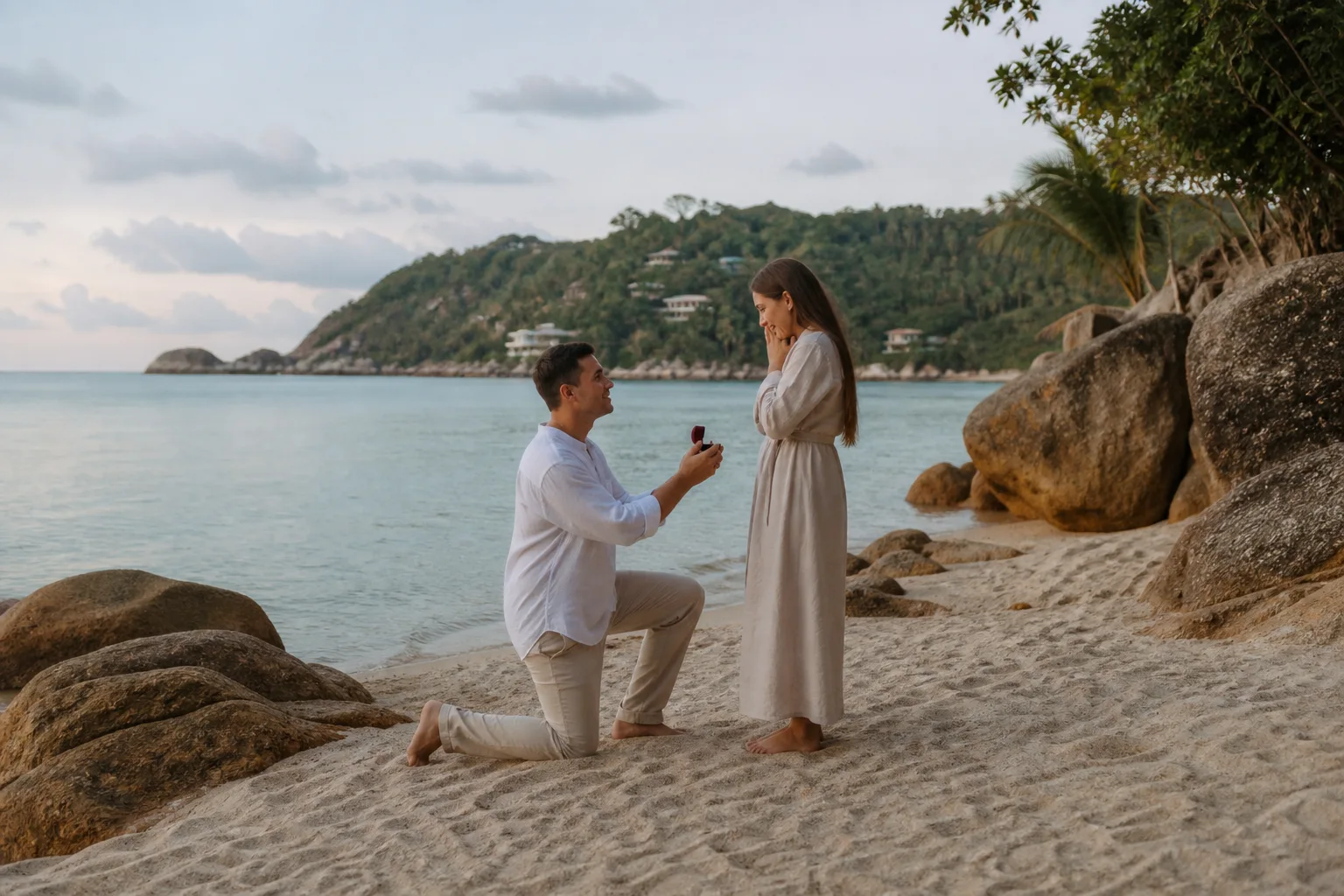 Calm coordination: Marriage Proposal at Haad Yuan