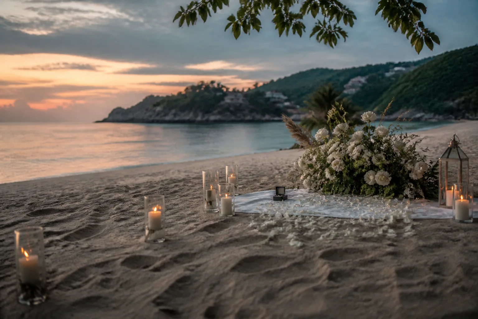 Atmosphere and detail: Marriage Proposal at the West Coast