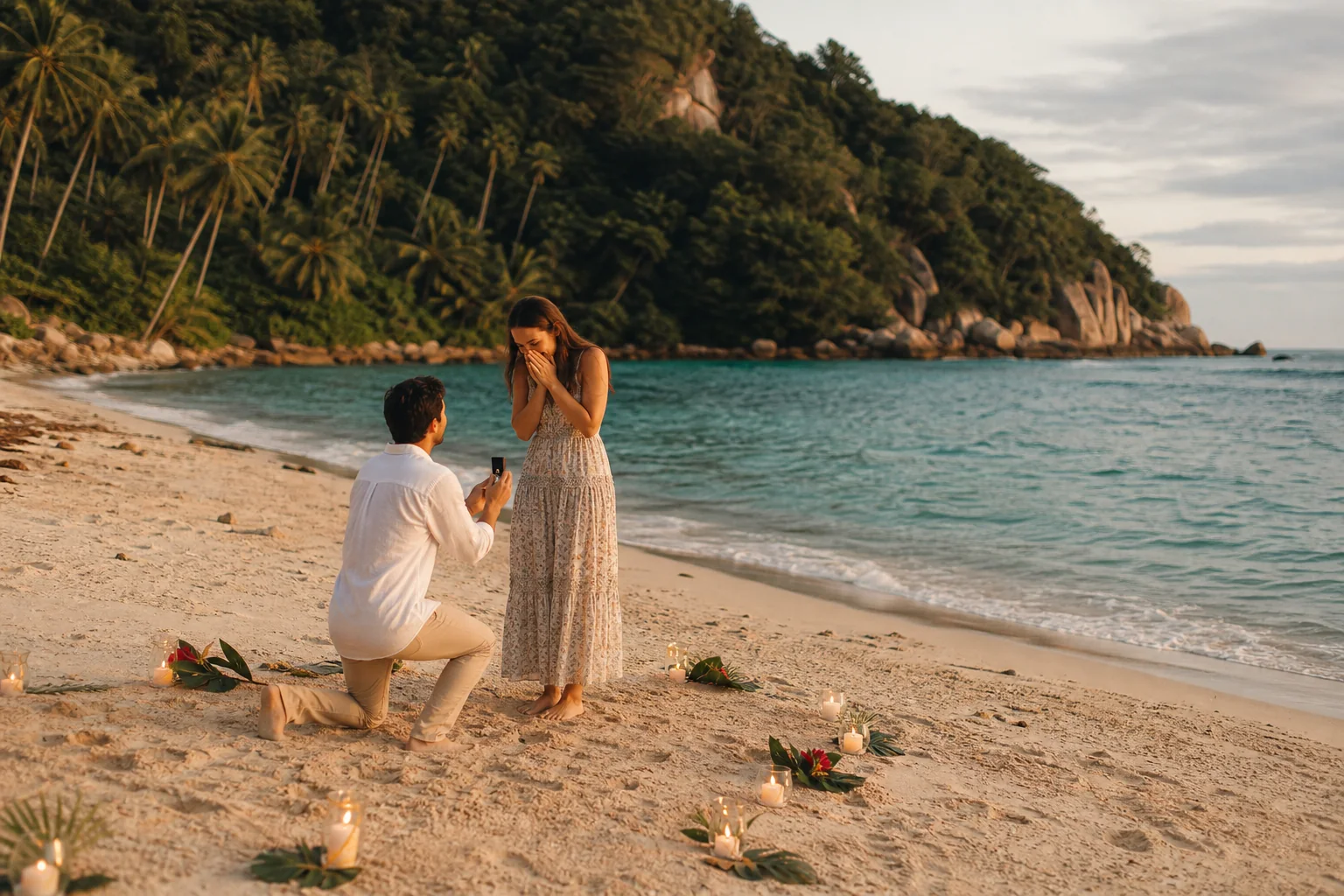 Beach Marriage Proposal on Koh Phangan — атмосфера и кадры (hero)