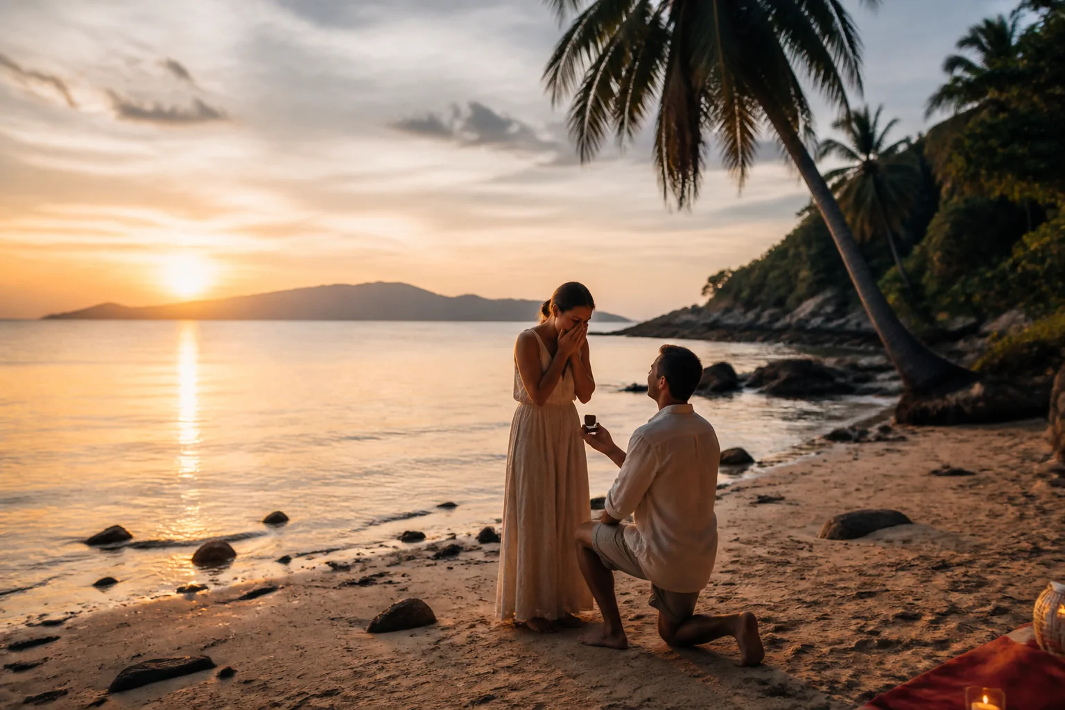 Sunset Marriage Proposal on Koh Phangan — атмосфера и кадры (hero)