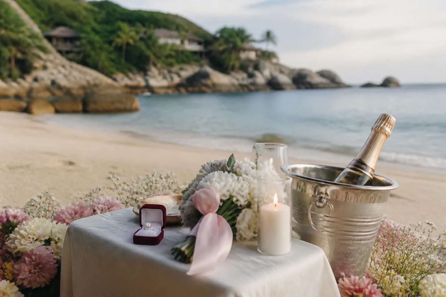 Atmosphere and detail: Marriage Proposal Cost on Koh Phangan