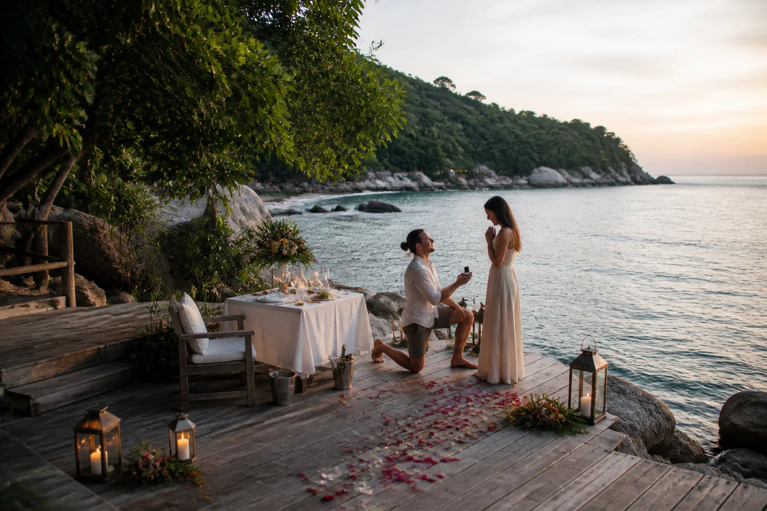 Romantic Dinner Proposal on Koh Phangan — атмосфера и кадры (hero)