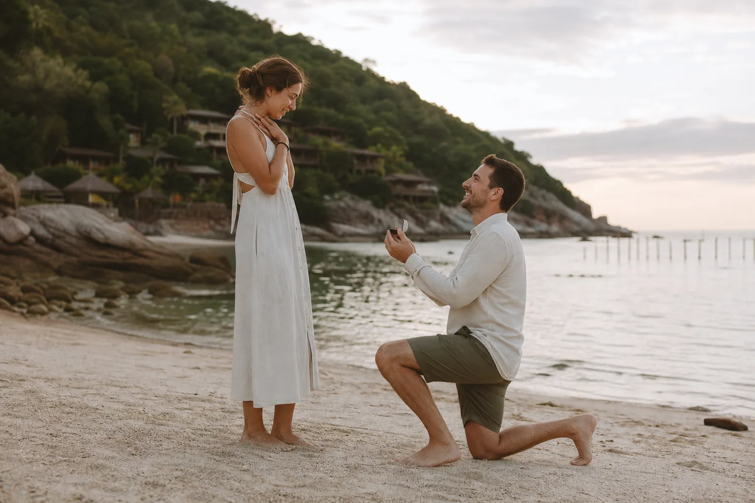 Calm coordination: Marriage Proposal on Koh Phangan