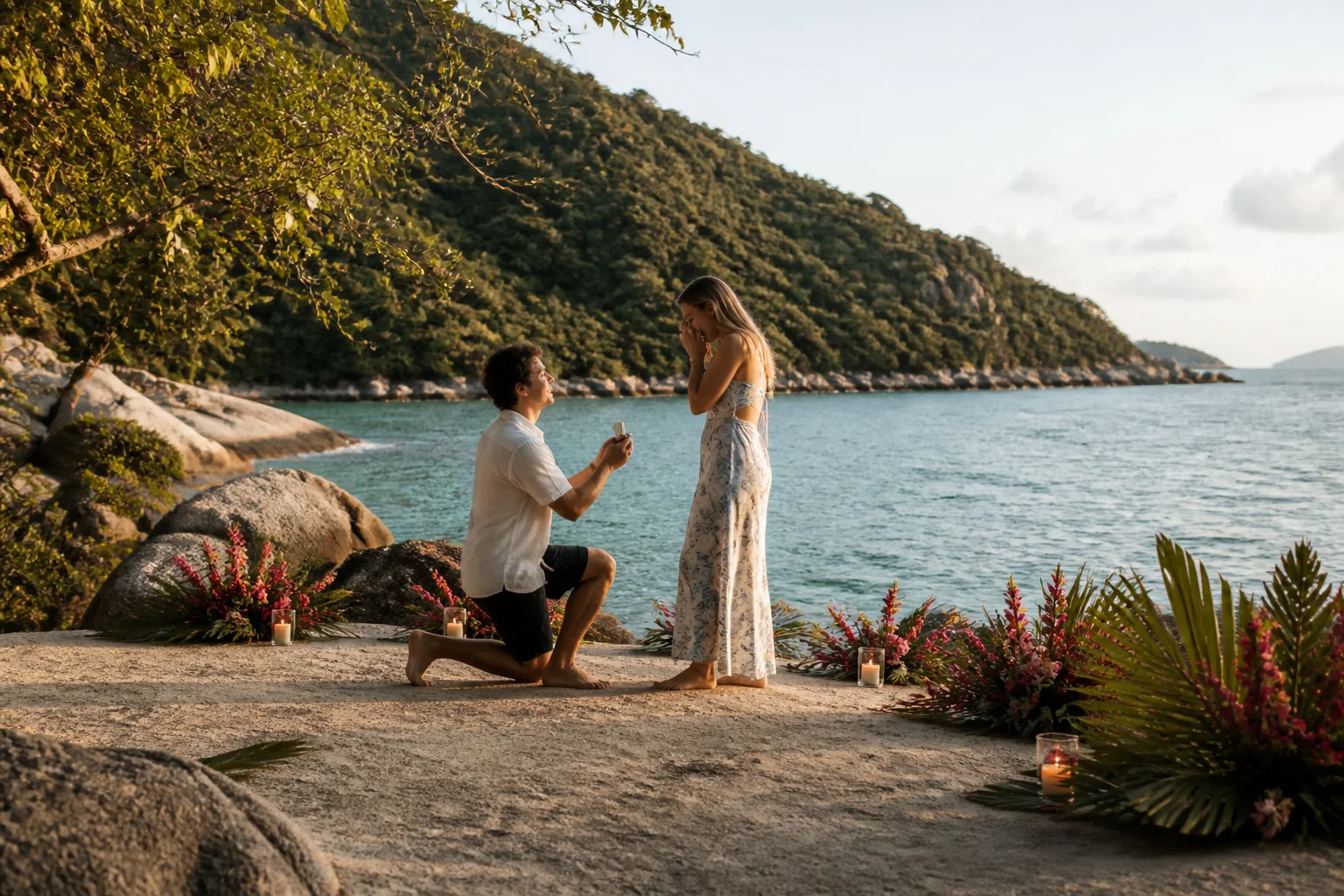 Surprise Marriage Proposal on Koh Phangan — атмосфера и кадры (hero)