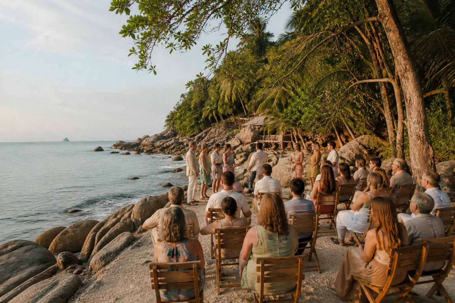 Calm coordination: Wedding at Than Sadet