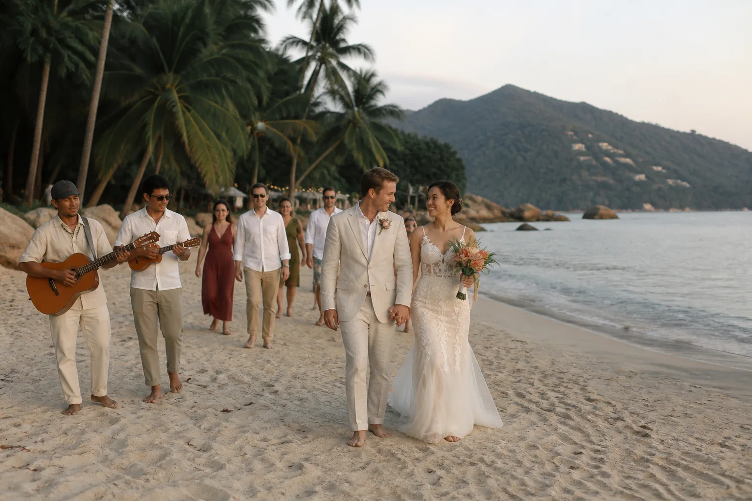 Calm coordination: Wedding on Koh Phangan — Turnkey