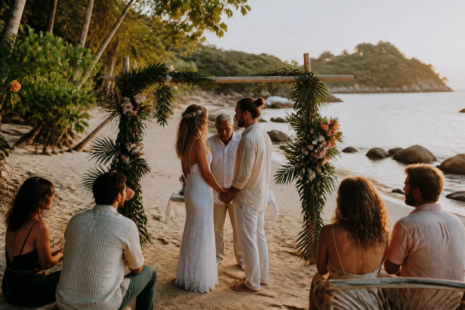 Calm coordination: Beach Wedding on Koh Phangan