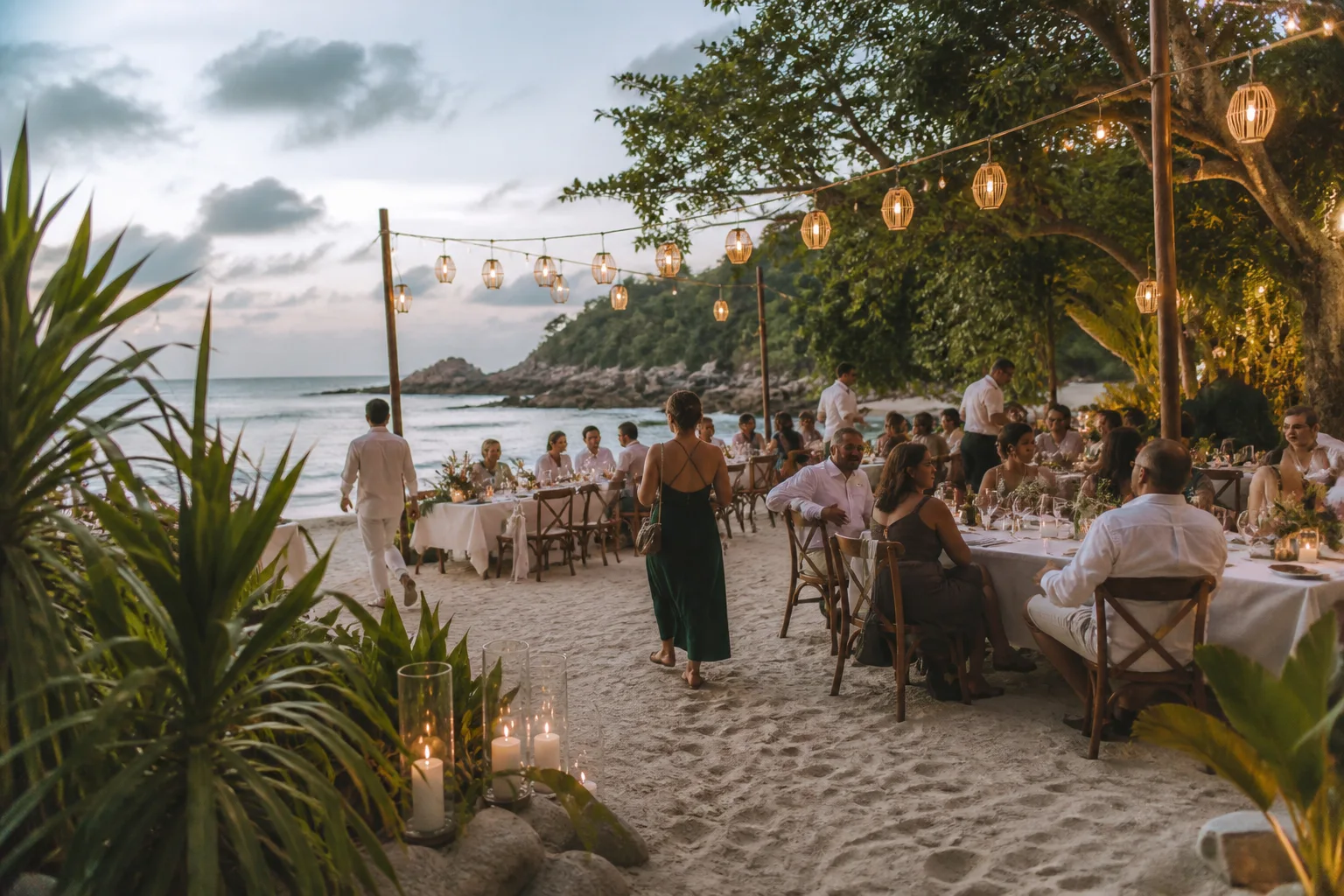 Calm coordination: Wedding Banquet on Koh Phangan