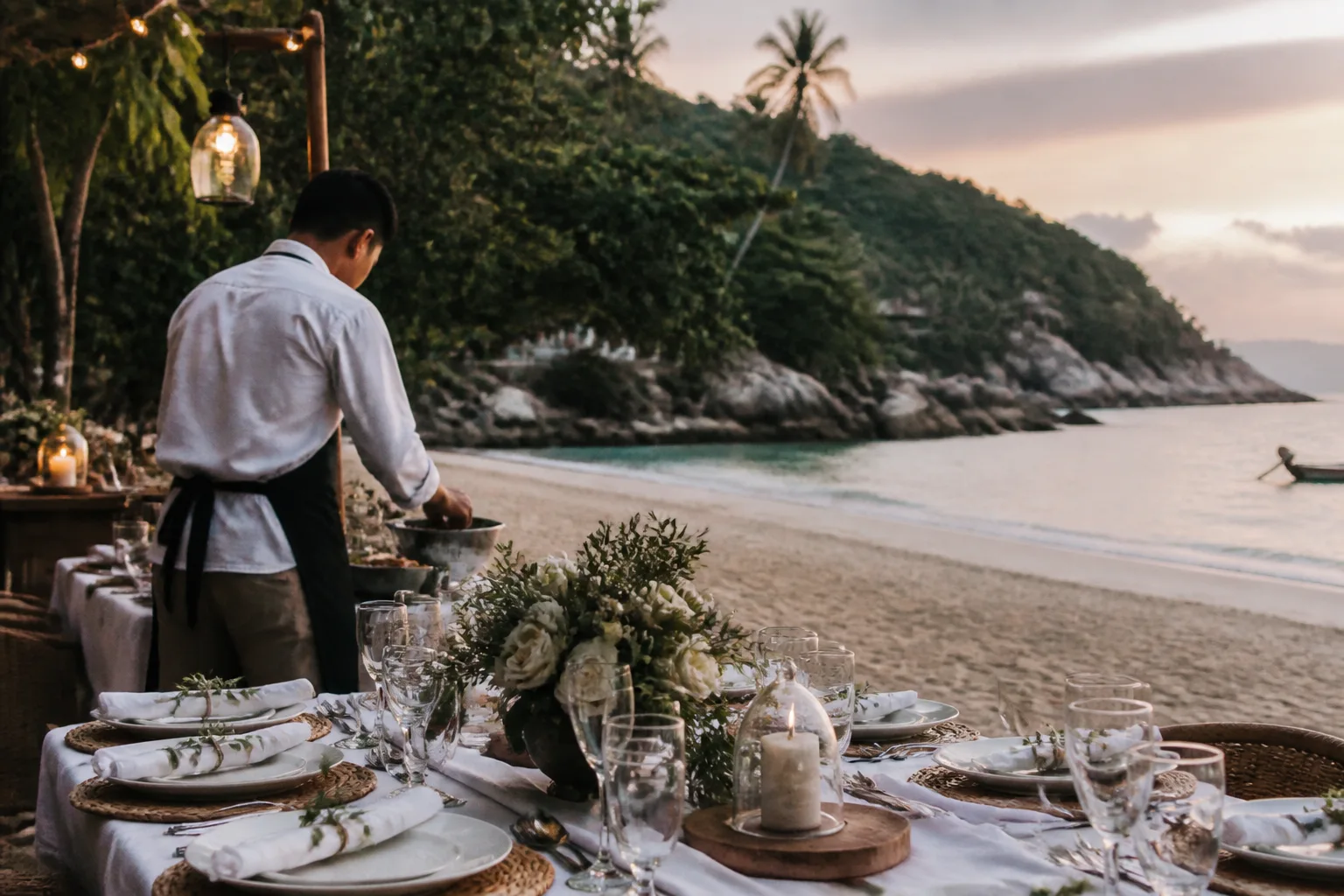 Atmosphere and detail: Catering & Banquet Service on Koh Phangan